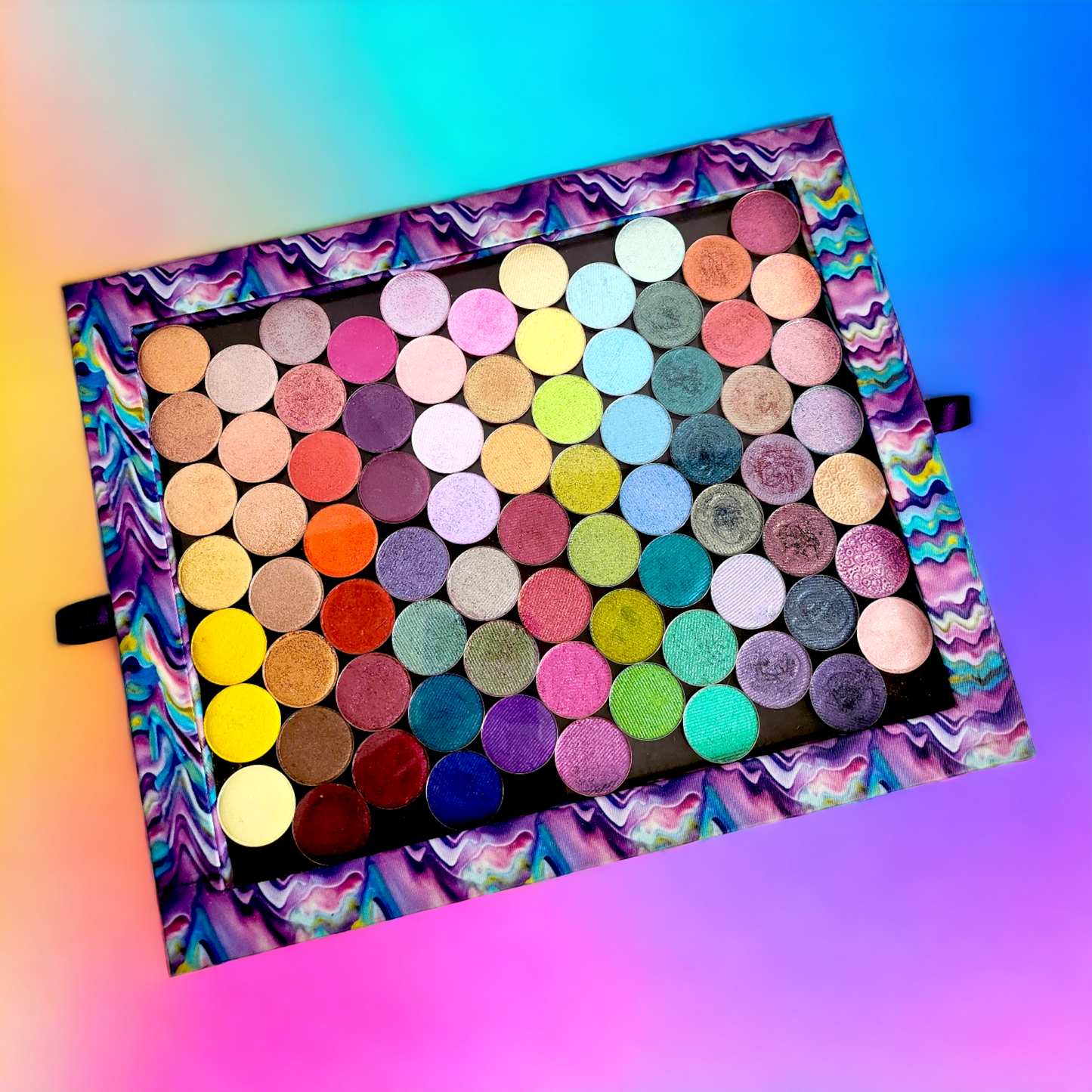 Shadow Keeper Duette: 2 in 1 Magnetic Palette combo: SK Portfolio & SK Versa - Holds 163 pans!
