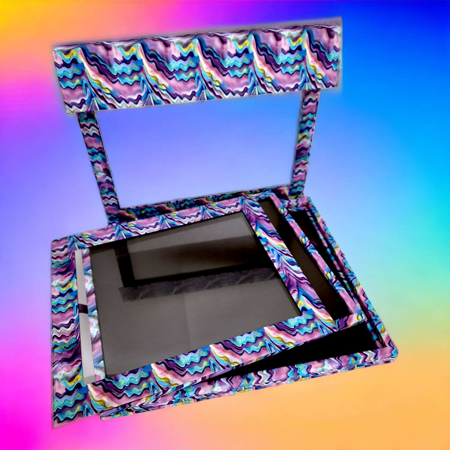 Shadow Keeper Duette: 2 in 1 Magnetic Palette combo: SK Portfolio & SK Versa - Holds 163 pans!