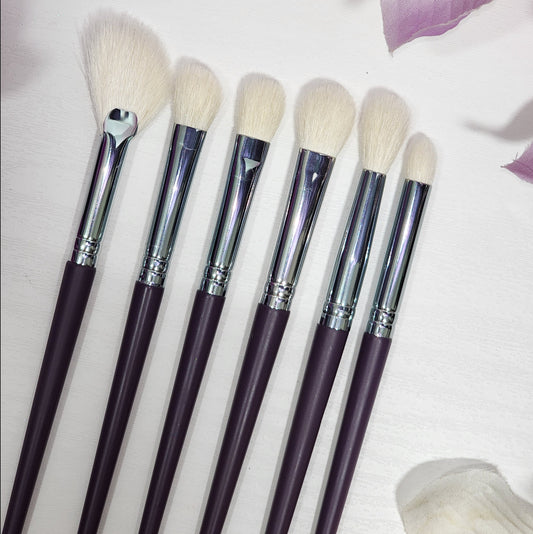 Lush Plum Eyeshadow Six-Piece Brush Set